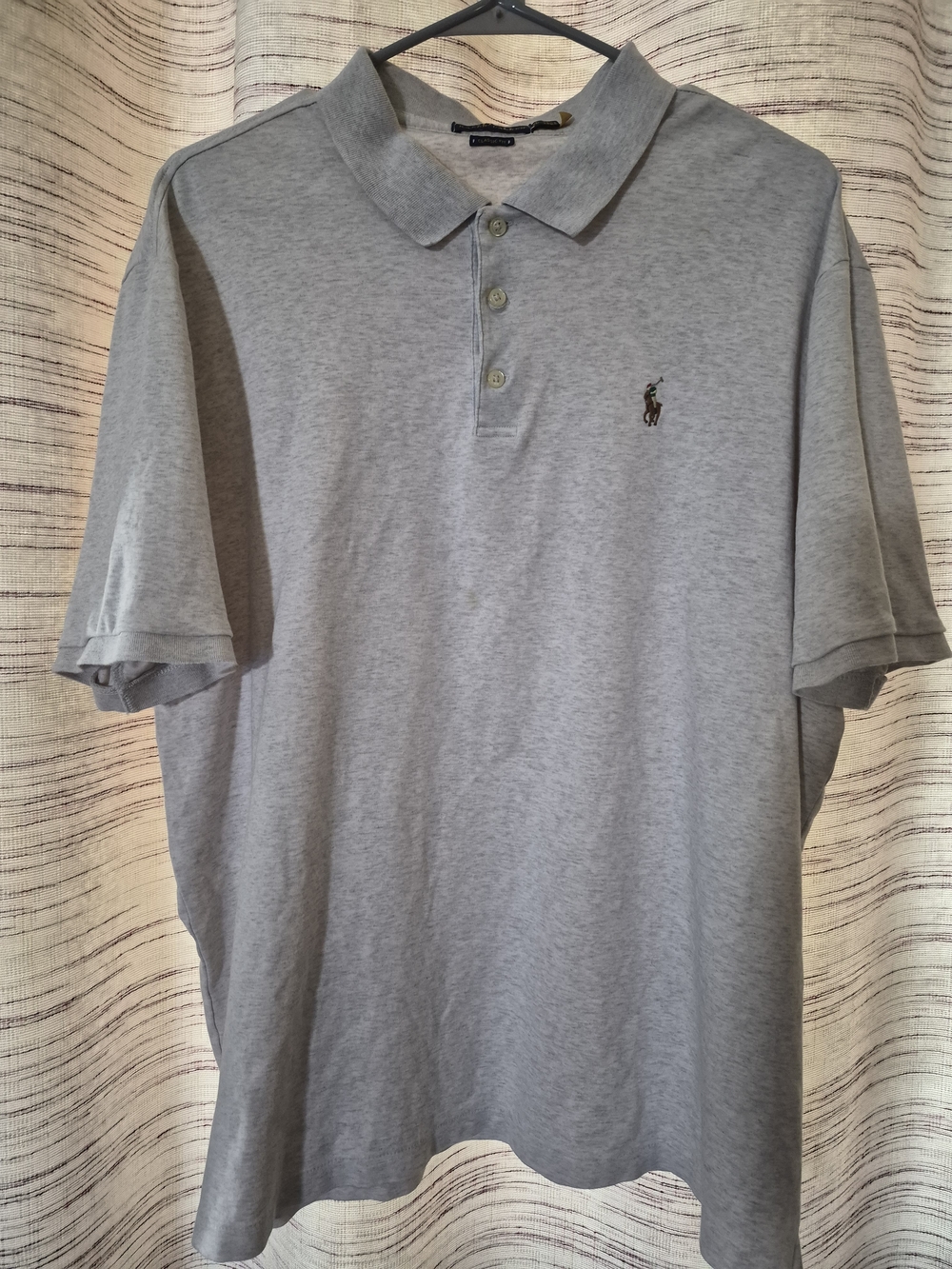 Polo by Ralph Lauren Classic Men’s Heather Beige Polo Shirt